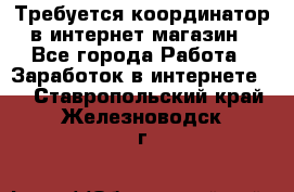 Требуется координатор в интернет-магазин - Все города Работа » Заработок в интернете   . Ставропольский край,Железноводск г.